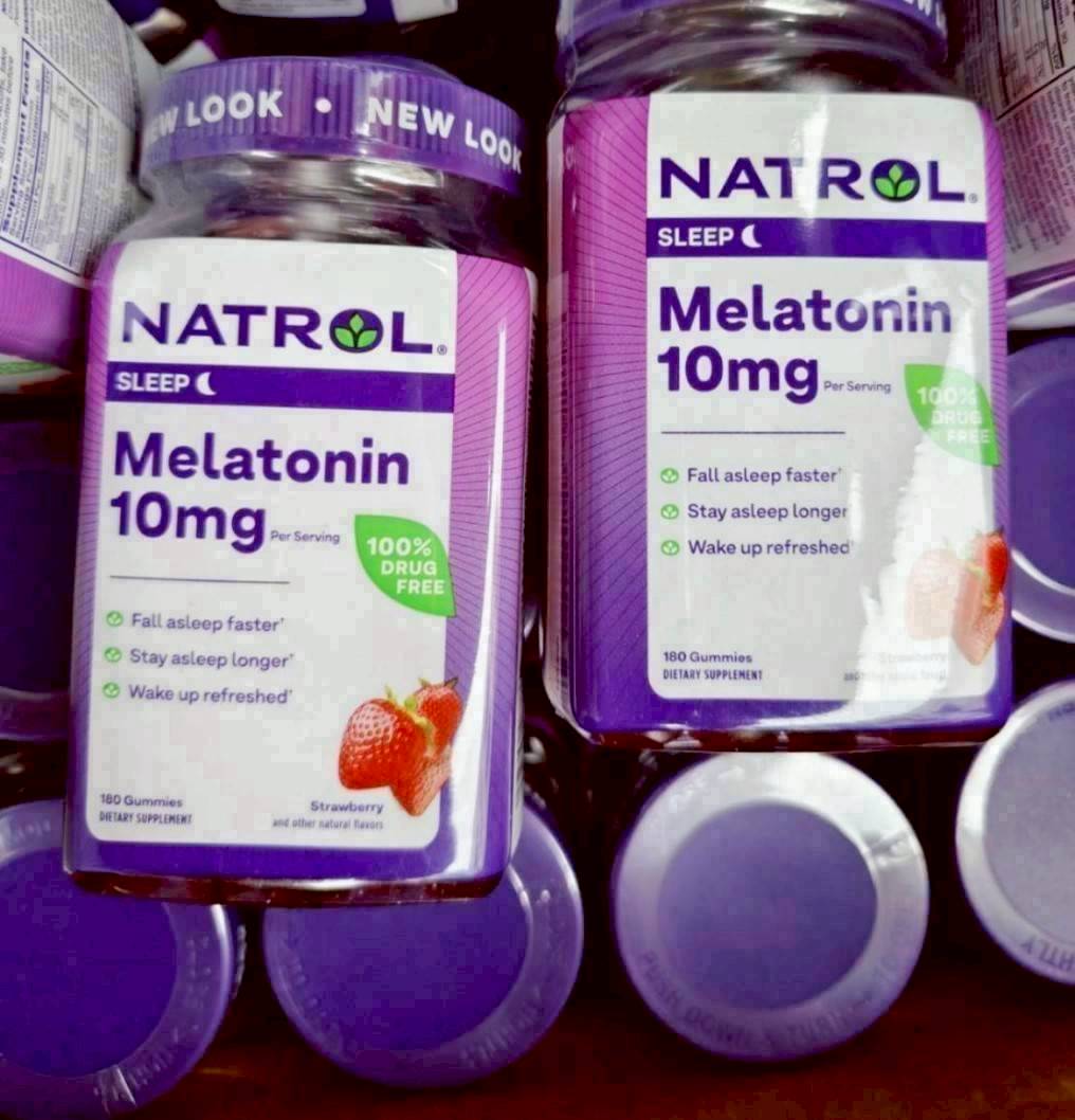 Natrol Gummies Melatonin 10 mg. 180 Gummies
