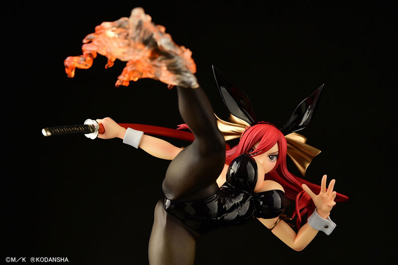 FAIRY TAIL Erza Scarlet High Kick ver. Black Bunny 1/6 Complete Figure(Pre-order)(Single Shipment)