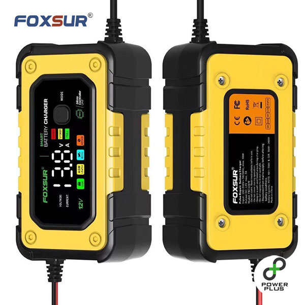 FOXSUR รุ่น FBC1207E เครื่องชาร์จแบตเตอรี่รถยนต์ 12V 7A
