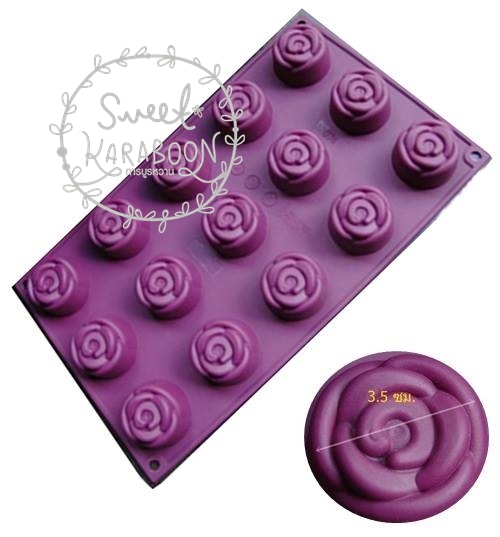 พิมพ์สบู่ Rose number one 25 กรัม 15 ก้อน