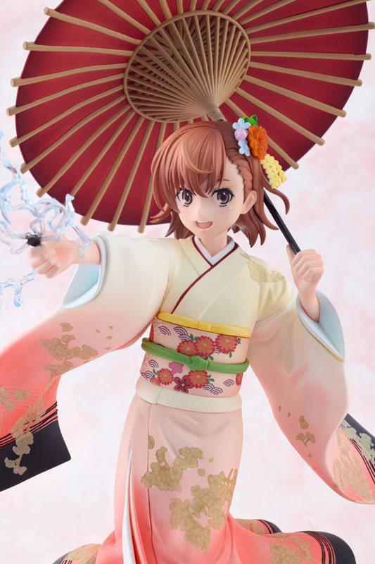 KDcolle A Certain Scientific Railgun T Mikoto Misaka Furisode Kimono ver. 1/7 Complete Figure(Pre-order)