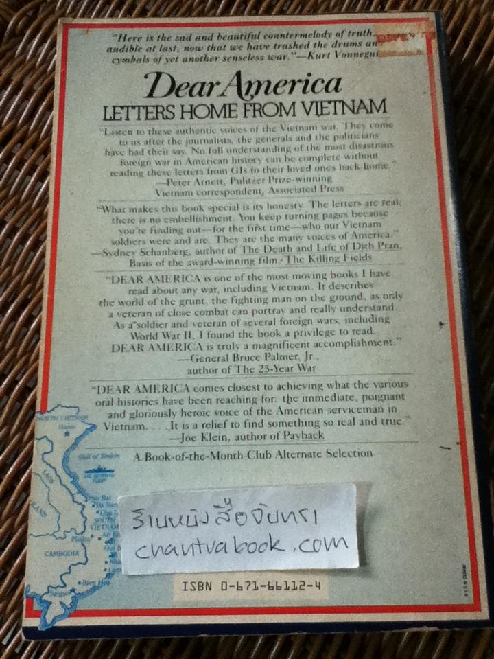 Dear America LETTERS HOME FROM VIETNAM