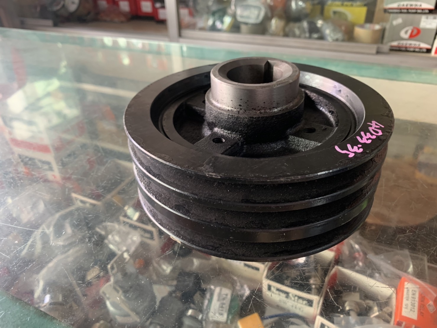 มูเลย์หน้าเครื่อง MITSUBISHI CANTER 4D33