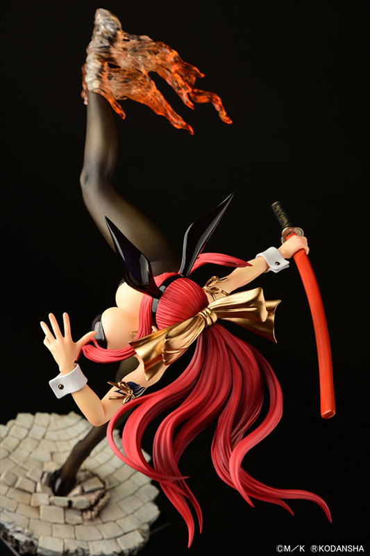 FAIRY TAIL Erza Scarlet High Kick ver. Black Bunny 1/6 Complete Figure(Pre-order)(Single Shipment)