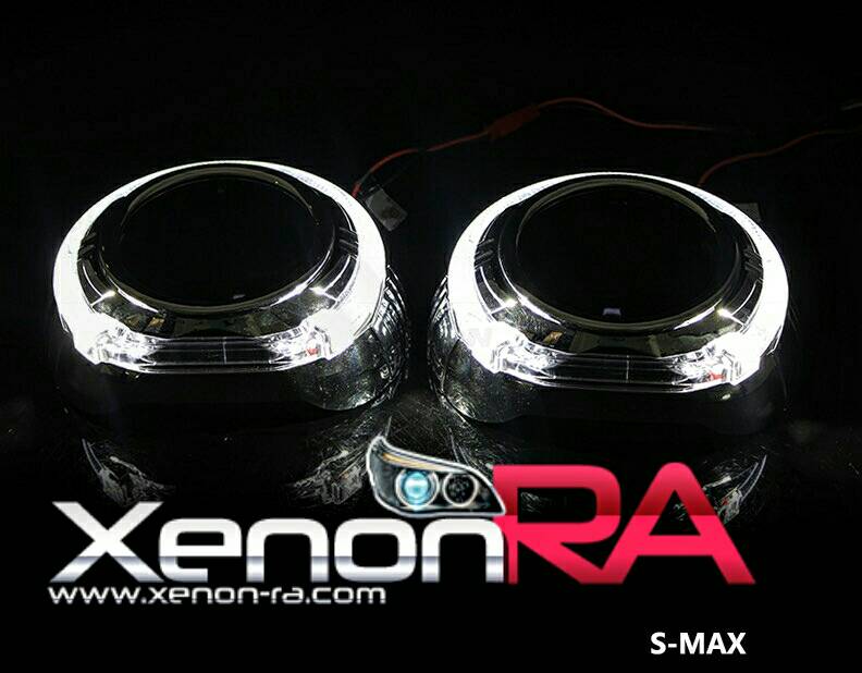 S-MAX **projector รูปทรง ครึ่ง วงกลม วงแหวน LED มาพร้อมกับ Super lens ขนาดใหญ่ 3 นิ้ว