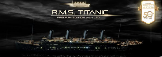 โมเดลเรือไททานิก Academy ขนาด 1/400 AC14226 R.M.S. Titanic Premium Edition with LED Units