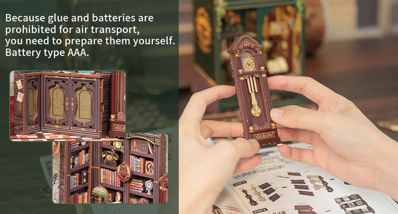 Miniature Dollhouse OWL BOOKSTORE Wooden Handmade Kit(Provisional Pre-order)