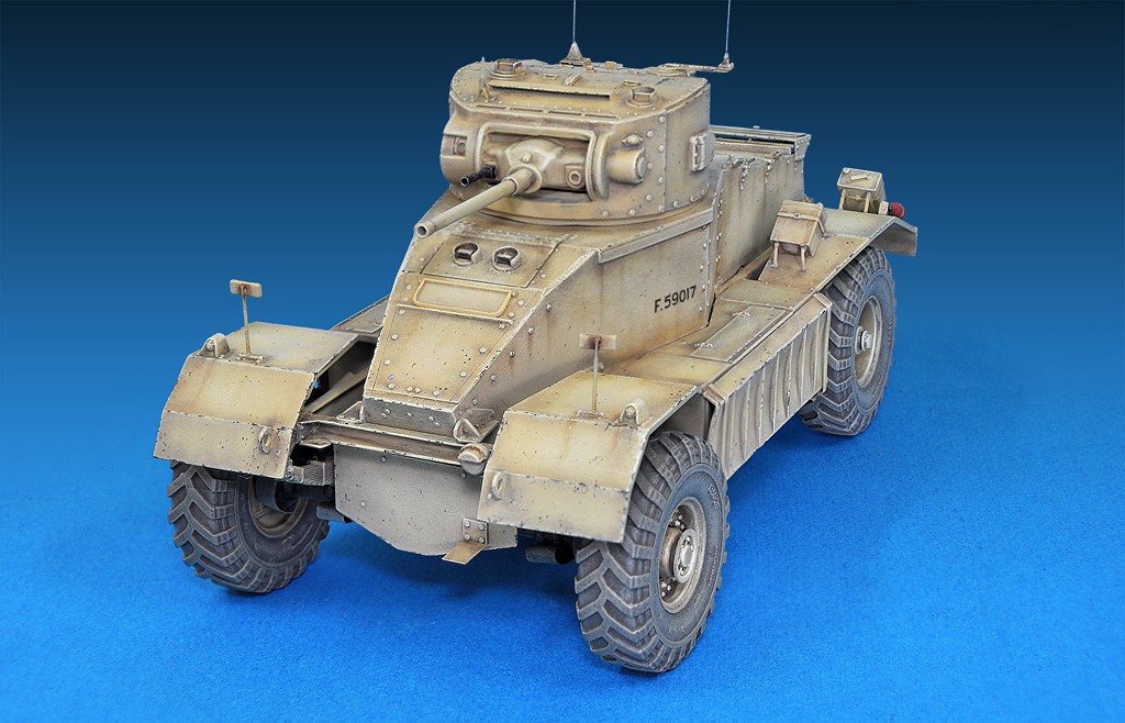 โมเดลรถหุ้มเกราะทหาร MiniArt ขนาด 1/35 MI35152 Aec Mk.I Armored Car