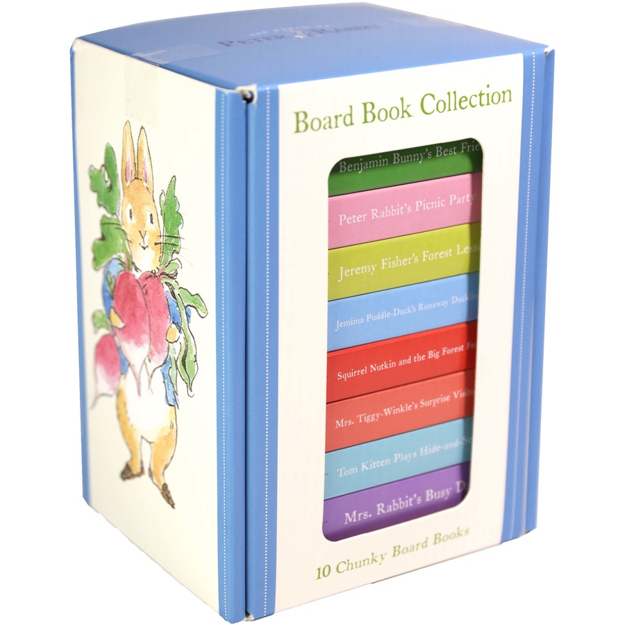 PETER RABBIT: BOARD BOOK COLLECTION (10 BOOKS) BY DKTODAY