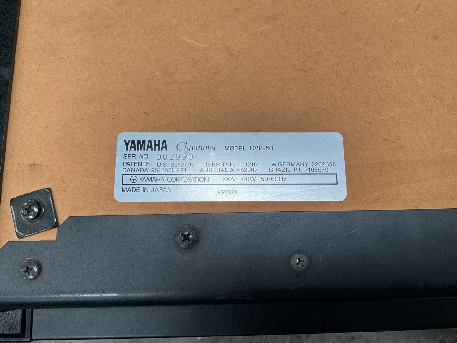 เปียโน YAMAHA : Clavinova CVP-50