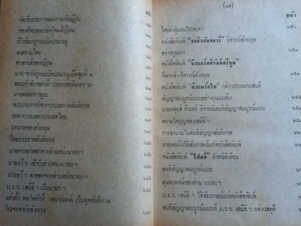 ไทยกับสถานะการณ์สงครามโลกครั้งที่ 2/ วิเทศกรณีย์
