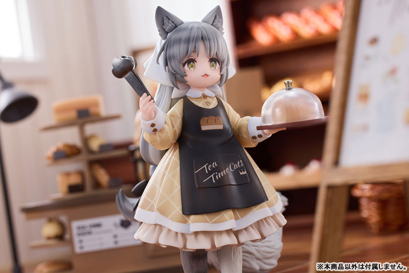 [Bonus] "Tea Time Cats Scene" Meow Town "Bread House" Clerk & Customer Set Complete Figure(Pre-order)