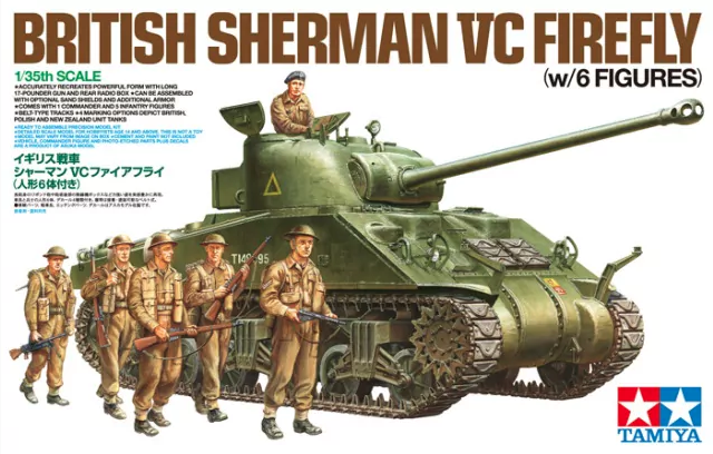 โมเดลรถถังทามิย่า ขนาด 1/35 Tamiya TA25174 British Tank Sherman VC