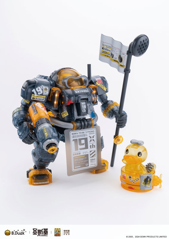 SOSKILL x ULTRA EGG SpaDuck 19th Anniversary Exclusive Black Warrior ver. Plastic Model Kit(Provisional Pre-order)