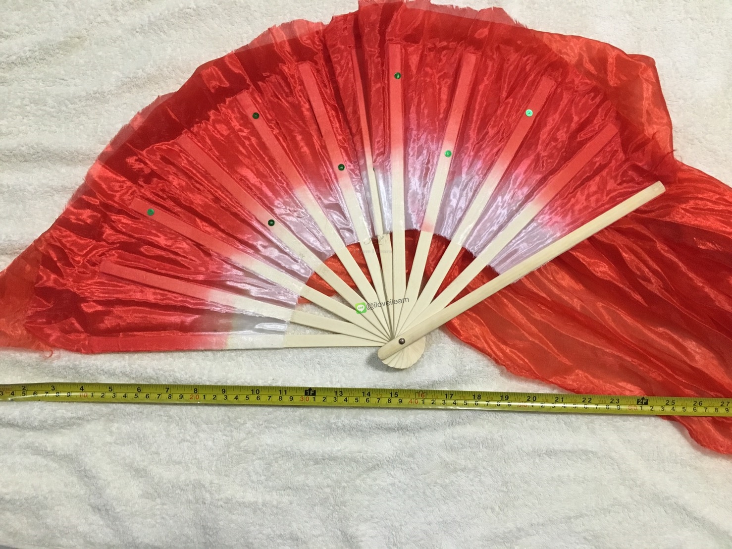พัดผ้าไหมสำหรับฟ้อนรำจีน 长绸扇 舞蹈扇子 Chinese Long Silk Fan Dance พัดสำหรับการแสดงฟ้อนรำจีน การแสดงรำจีน การแสดงศิลปะจีน การแสดงวัฒนธรรมจีน