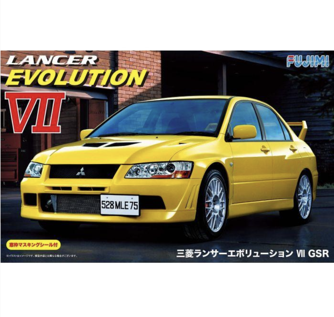 ID-179 Fujimi 1/24 Mitsubishi Lancer Evolution VII GSR w/Window Frame Masking