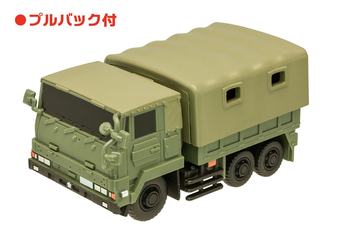 โมเดลรถบรรทุกจำลอง F-toys ชุด Chibi Scale JGSDF Vehicles #No.4 Type 73 Truck (New Model)