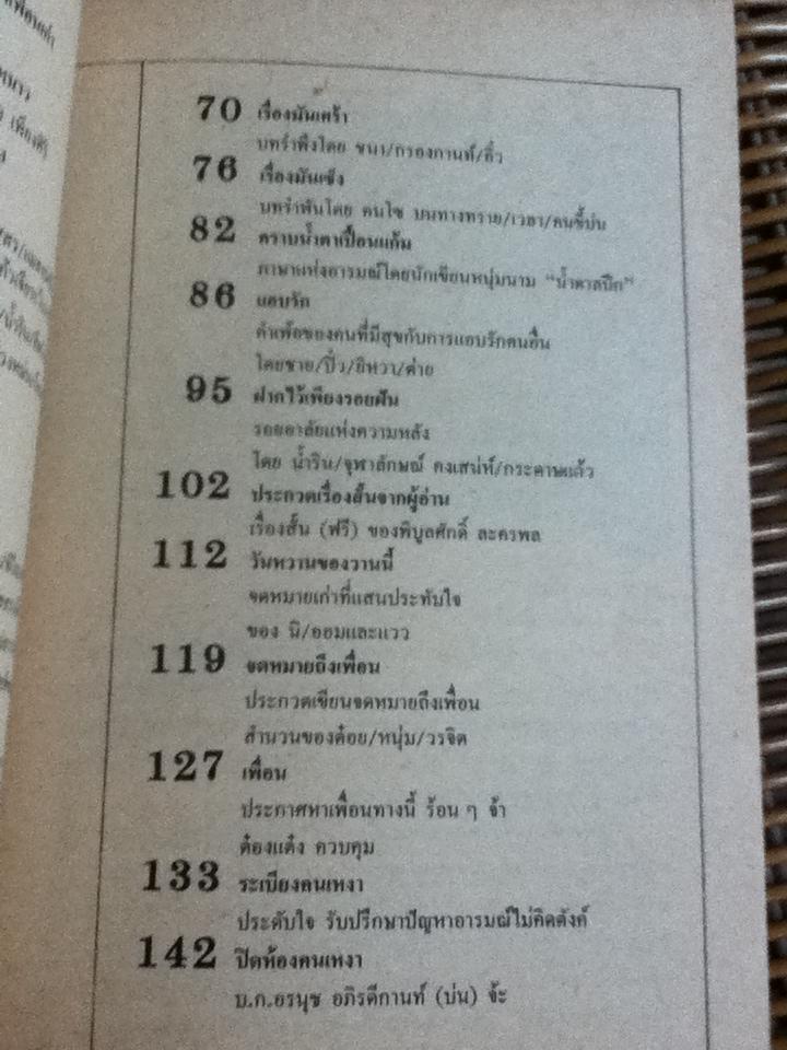 คนเหงา นิตยสารรายสะดวกในเครือสู่ฝัน ฉบับที่ 1 พฤษภาคม 2528