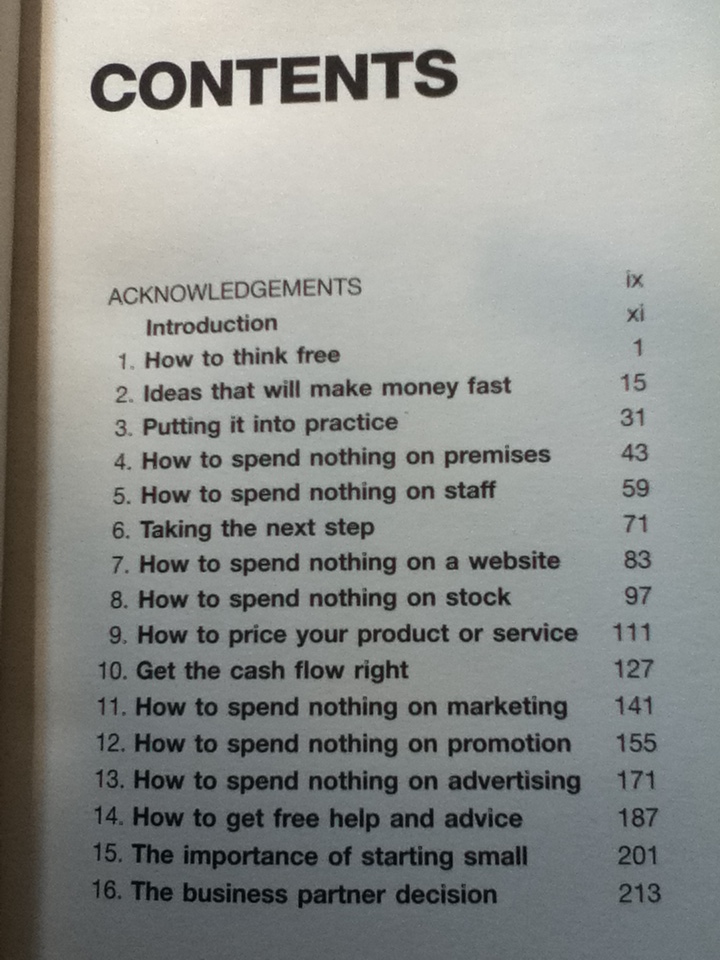 HOW TO START A BUSINESS WITHOUT ANY MONEY by Rachel Bridge, Published Virgin Books, 2012, Paperback, 288 Pages