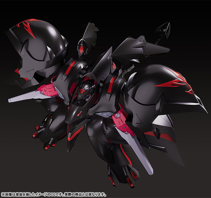 MODEROID Martian Successor Nadesico: Prince of Darkness Black Sarena Plastic Model(Pre-order)