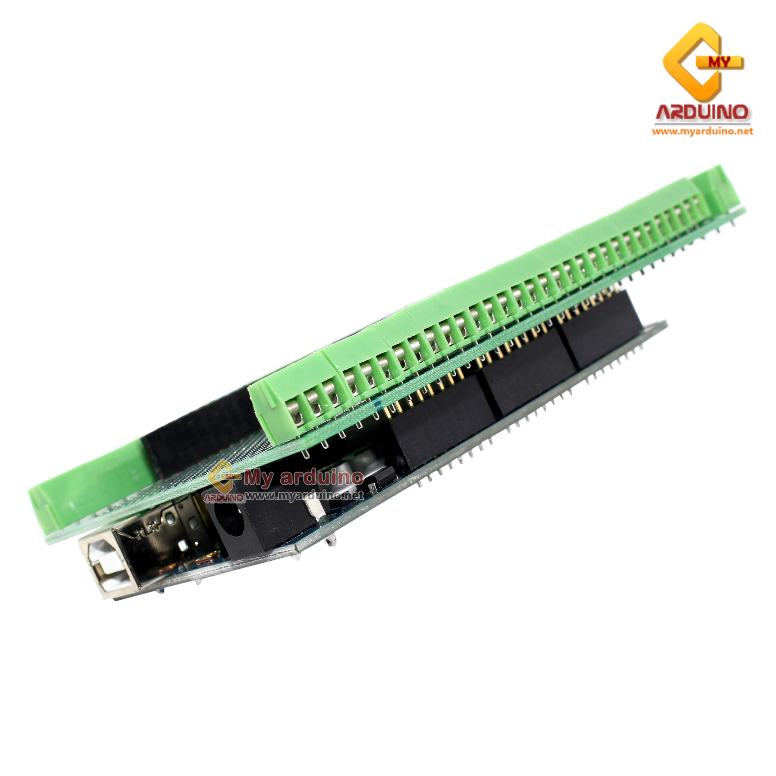 PCB Phototype Screw Terminal Block Arduino Mega 2560 Shield - ขาย ...