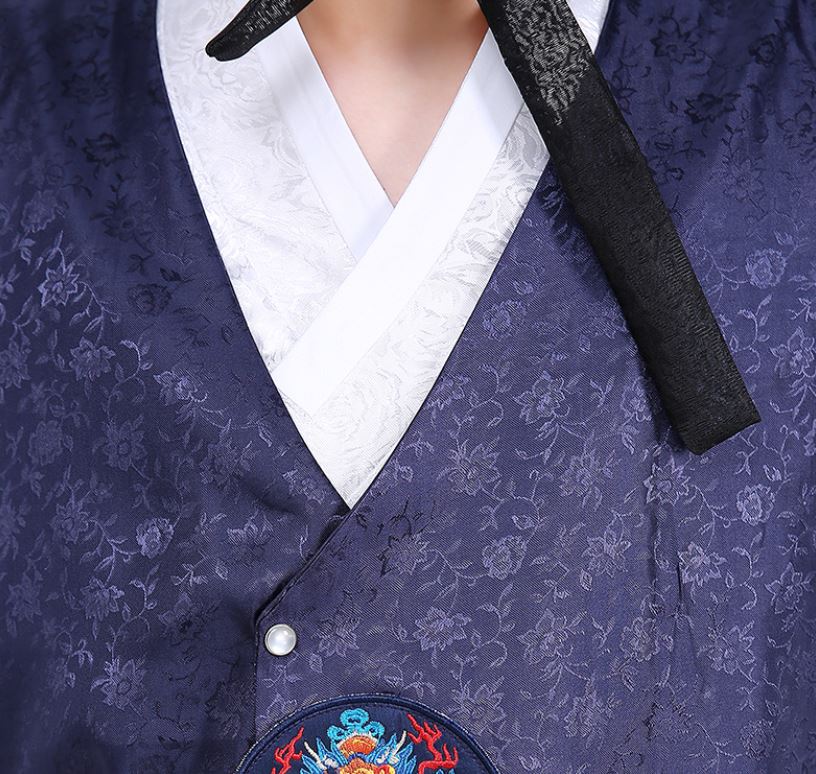 ชุดเกาหลี ชุดเจ้าหน้าที่ราชสำนักเกาหลีฮันบกชาย 한국 한복 남자 전통 의상 공식 의상 Korean Hanbok Men's Traditional Court Official Costume