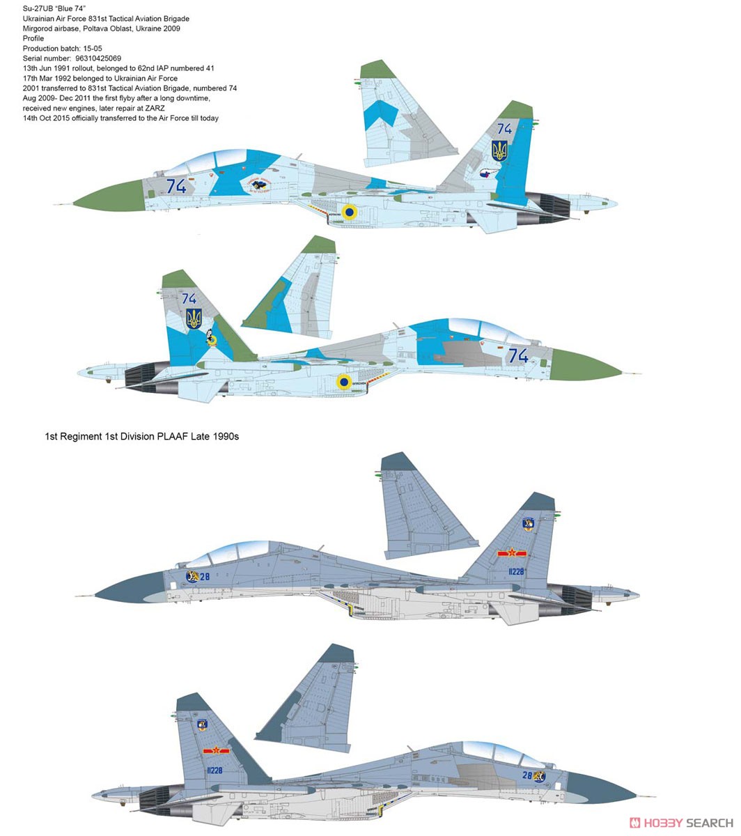 โมเดลเครื่องบิน Great Wall Hobby 1/48 L4827 Su-27UB "Flanker C" Heavy Fighter