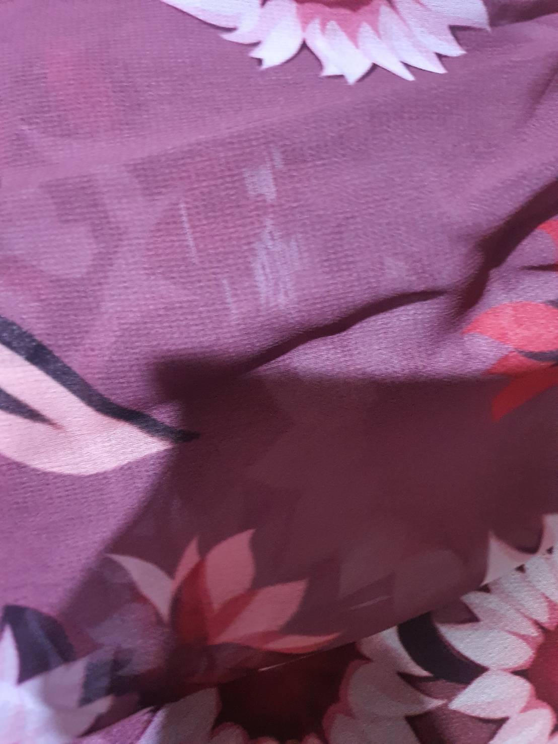 FF03724 เสื้อคลุม มือสอง ลายดอกไม้ อก free