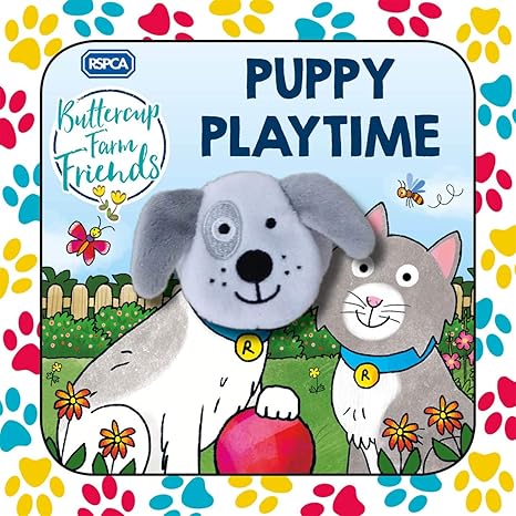 RSPCA BUTTERCUP FARM FRIENDS: PUPPY PLAYTIME (FINGER PUPPET BOOK) BY DKTODAY