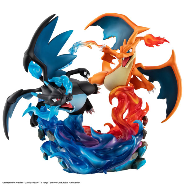 G.E.M. EX Series Pokemon Mega Charizard X & Mega Charizard Y Complete Figure(Pre-order)