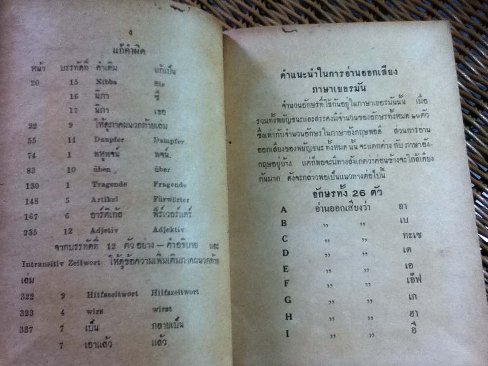 ไวยากรณ์เยอรมันแบบเรียนง่าย/ ยส ปรัชญากุล, ทองคำ ประทุมวงศ์