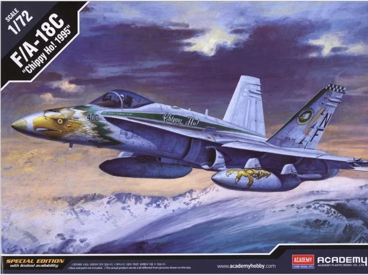 โมเดลเครื่องบินจำลอง Academy ขนาด 1/72 AC12505 F/A-18C "Chippy Ho! 1995"