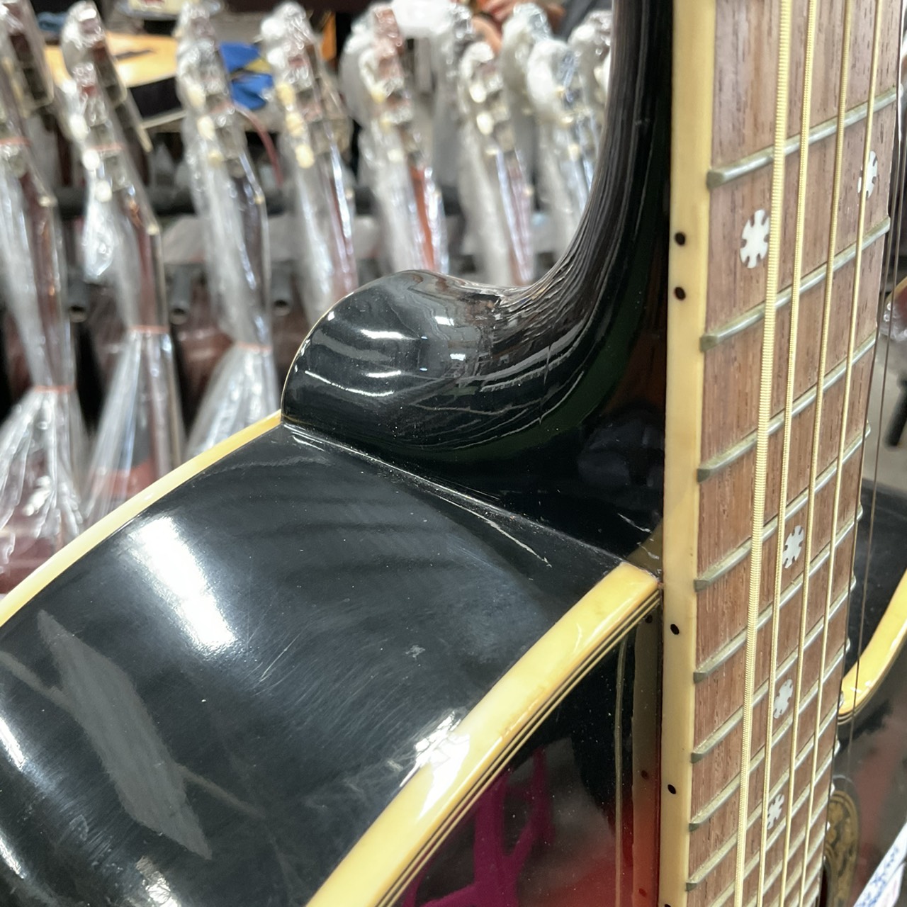 กีต้าร์โปร่งไฟฟ้า POS : AWE-500RBS