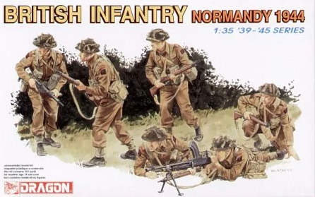 โมเดลฟิกเกอร์ Dragon Models 1/35 DGM6212 British Infantry