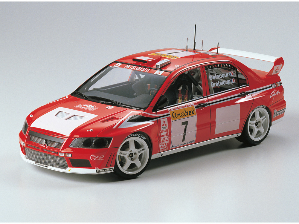 โมเดลรถจำลองทามิย่า ขนาด 1/24 TA24257 Mitsubishi Lancer Evolution VII WRC