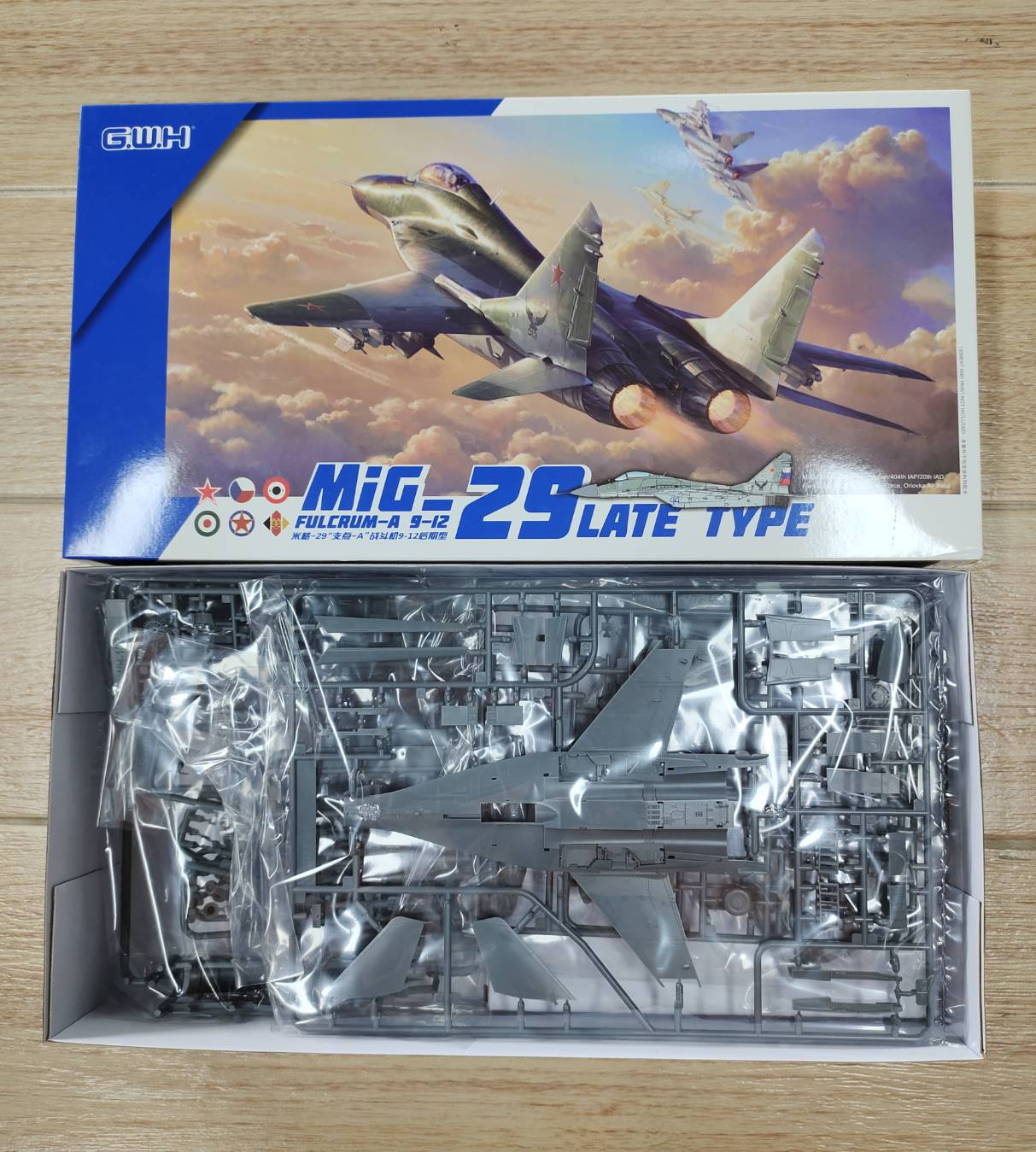 โมเดลเครื่องบิน Great Wall Hobby 1/72 L7212 MIG-29 Fulcrum-A 9-12 Late Type