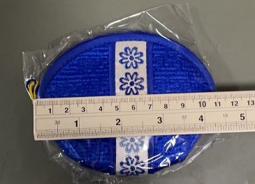 กระเป๋าเกาหลี กระเป๋าพื้นบ้านเกาหลีแถบสีหัตถกรรม กระเป๋าเกาหลีใส่เหรียญ 한국 민속 컬러 스트립 수공예 동전 지갑 클러치 가방, 보관 가방 동전 가방 관광 기념품