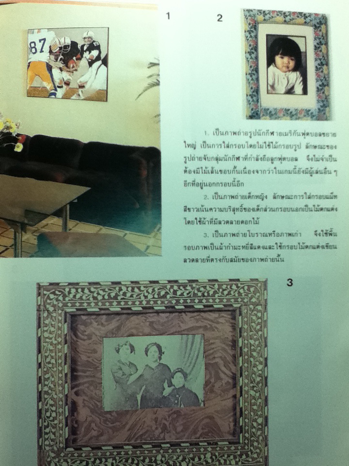 เทคนิคการใส่กรอบรูปและการตกแต่งภาพบนฝาผนัง/ ไพศาล ชุ่มสุวรรณ