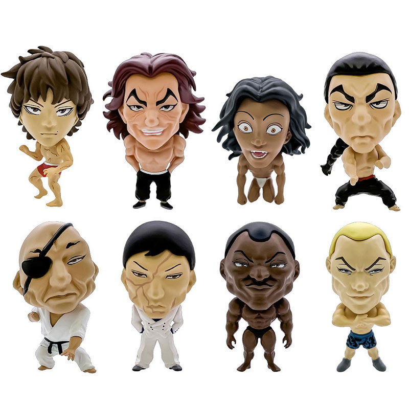 16d Trading Figure Collection Baki Hanma 8Pack BOX(Pre-order)