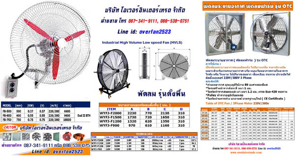 พัดลมดูดอากาศ, พัดลมระบายอากาศ ในห้องครัว ,ราคาประหยัด โทร 087-341-9111, 086-538-0751 Line id: overfan2523