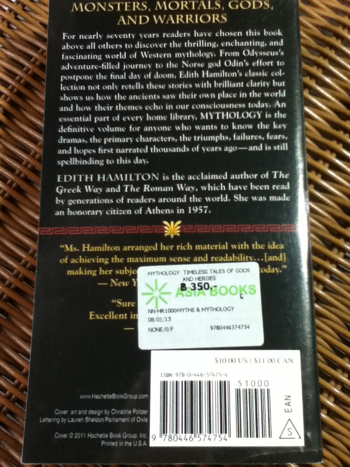 MYTHOLOGY: Timeless Tales of Gods and Heroes