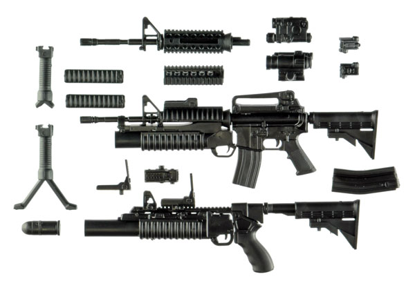 LittleArmory [LA100] M4A1 & M203 Type 2.0 1/12 Plastic Model(Pre-order)