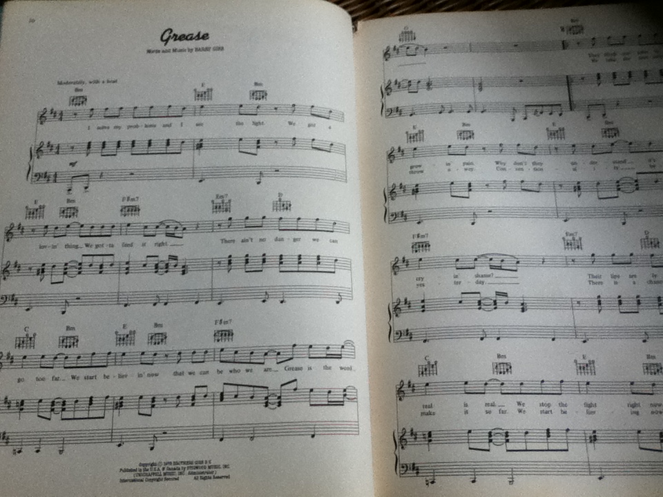 GREASE Original Soundtrack Songs from the Motion Picture