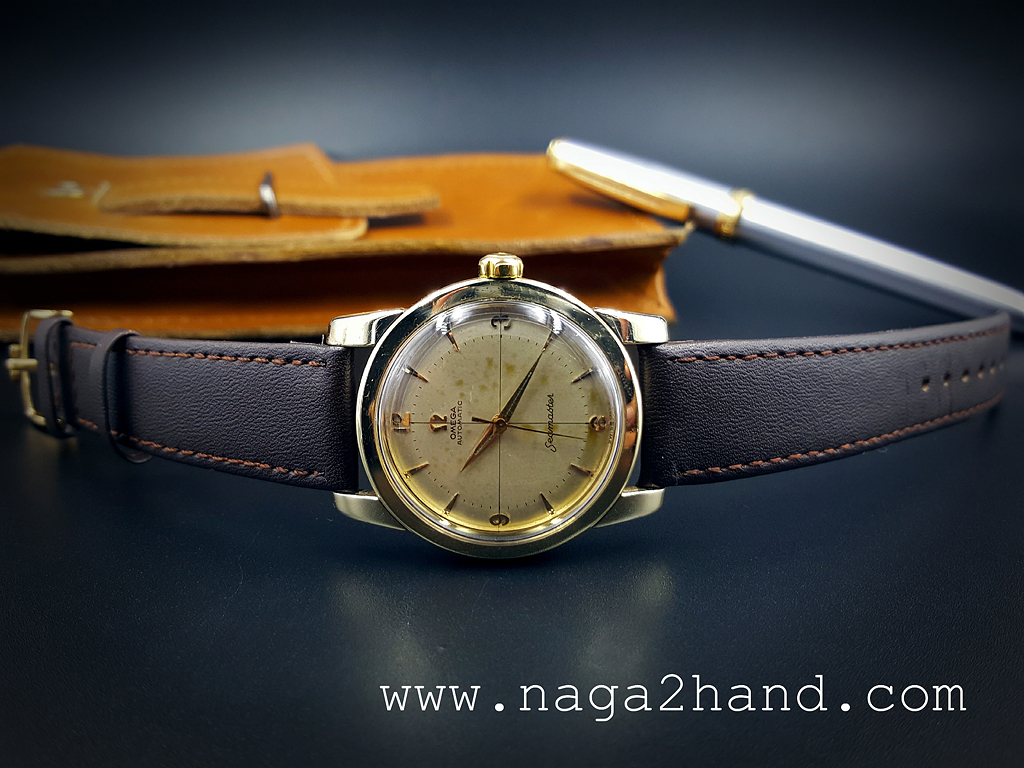 OMEGA SEAMASTER AUTOMATIC VINTAGE BUMPER Cal.354 ทองหุ้มเต็มเรือน เครื่องครึ่งรอบ