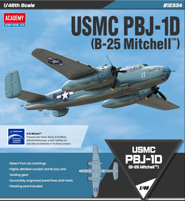 โมเดลเครื่องบิน Academy Model 1/48 AC12334 FLYING NIGHTMARE'S