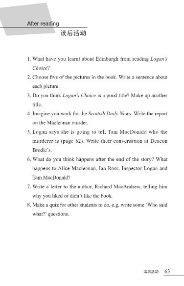 หนังสืออ่านนอกเวลาภาษาอังกฤษเรื่อง Logan's Choice (ระดับ 2) Logan's Choice (Level 2)