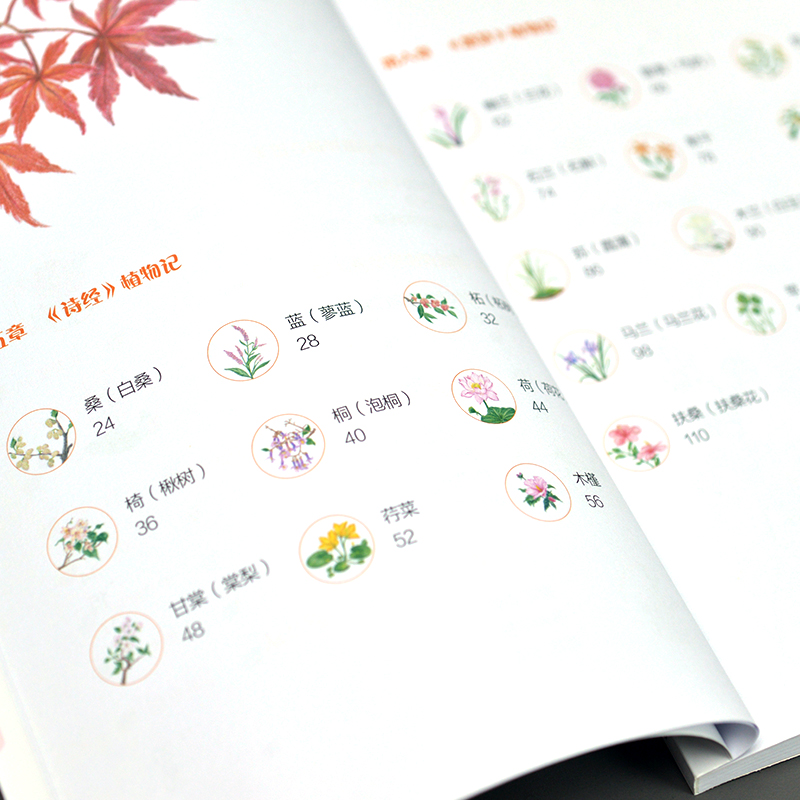 (พร้อมส่ง) หนังสือระบายสีไม้ภาพพืช