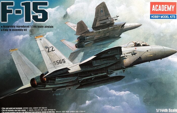 โมเดลเครื่องบินจำลอง Academy ขนาด 1/144 AC12609 F-15 EAGLE