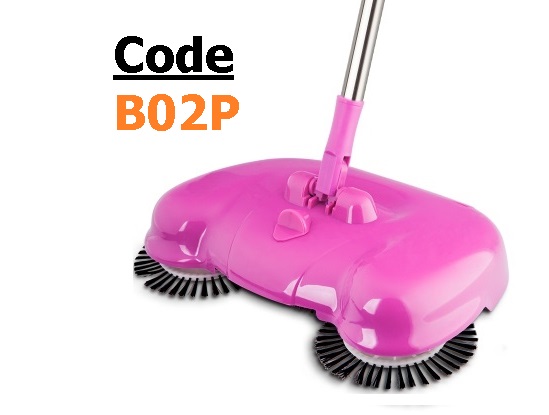 B02P B02P ไม้กวาด - อัตโนมัติไม่ใช้ไฟฟ้า (มีสีม่วง และ สีน้ำเงิน)
