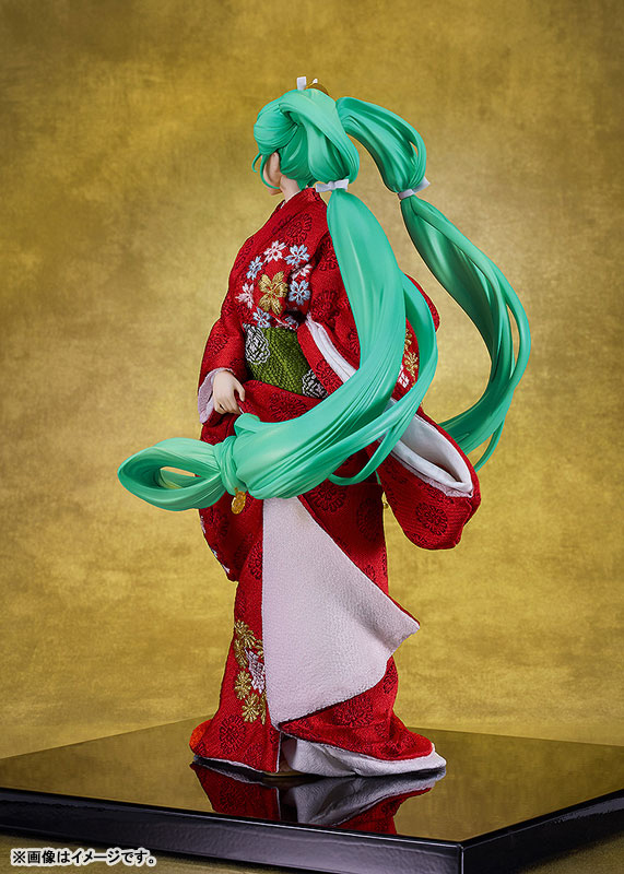 Character Vocal Series 01 Hatsune Miku Hatsune Miku: Beauty Looking Back Miku Ver. -Kyugetsu Collaboration Japanese Doll- 1/7 Complete Figure(Pre-order)(Single Shipment)